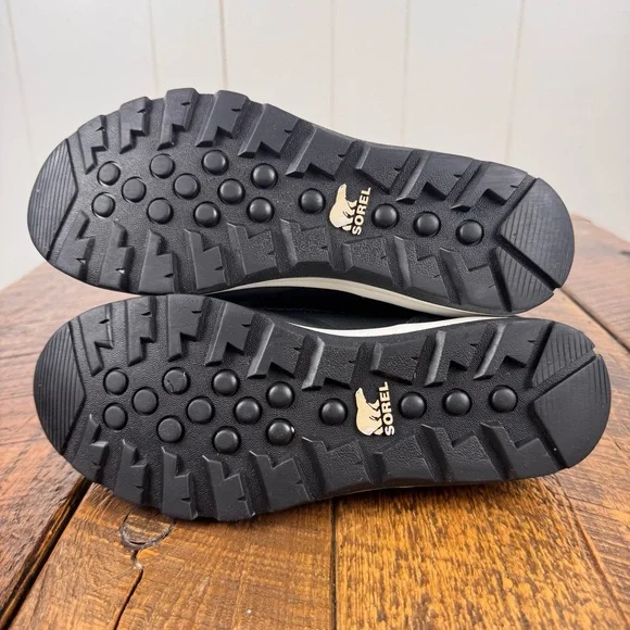 Sorel Whitney Women’s Waterproof Black Winter Boots Faux Fur Lined Size 8 - Picture 8 of 12